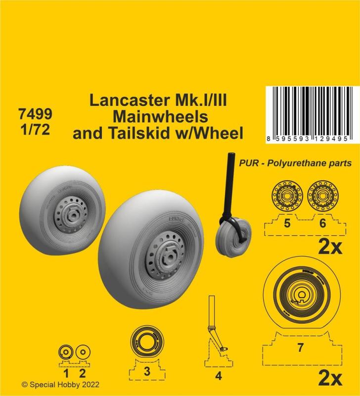 II 2 günstig Kaufen-Lancaster Mk.I/III - Mainwheels and Tailwheel w/Leg [HKM]. Lancaster Mk.I/III - Mainwheels and Tailwheel w/Leg [HKM] <![CDATA[CMK / 7499 / 1:72]]>. 