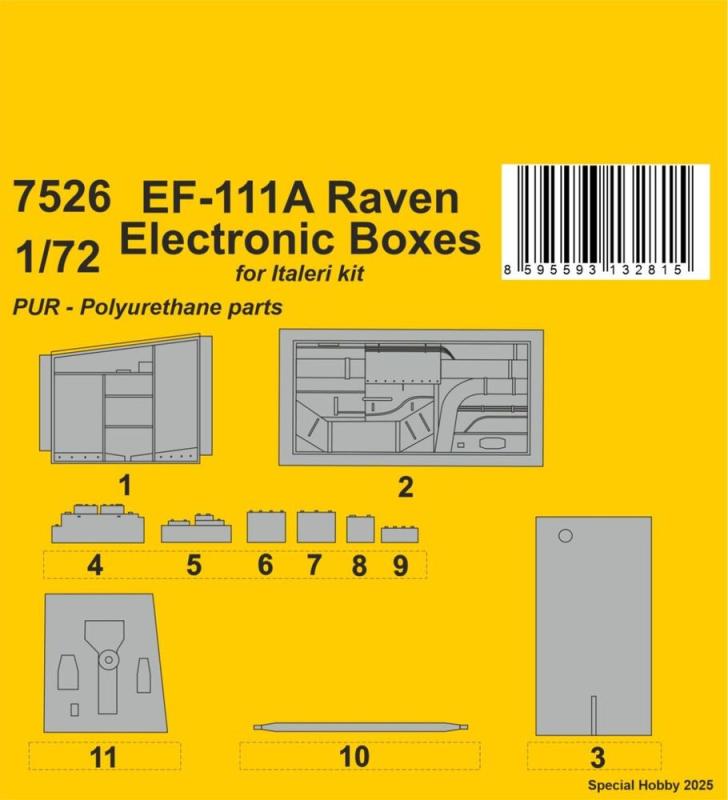 8595593132815 - F-111A - Open Electronics Boxes [Italeri]