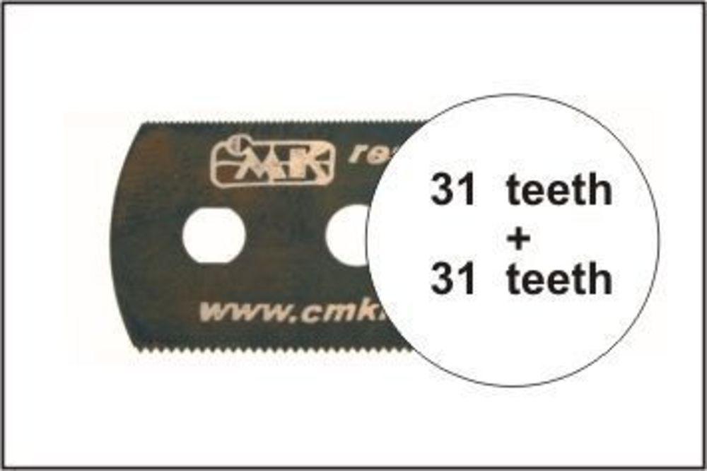 CMK Sägeblatt 42 mittelfeine Zähne beidseitig für Modellbausäge 1:32/35/48/72 