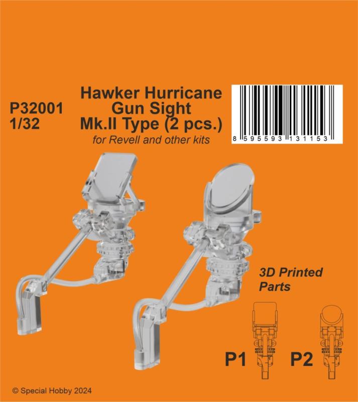 Type 32 günstig Kaufen-Hawker Hurricane Gun Sight Mk.II Type (2 pcs.). Hawker Hurricane Gun Sight Mk.II Type (2 pcs.) <![CDATA[CMK / P32001 / 1:32]]>. 