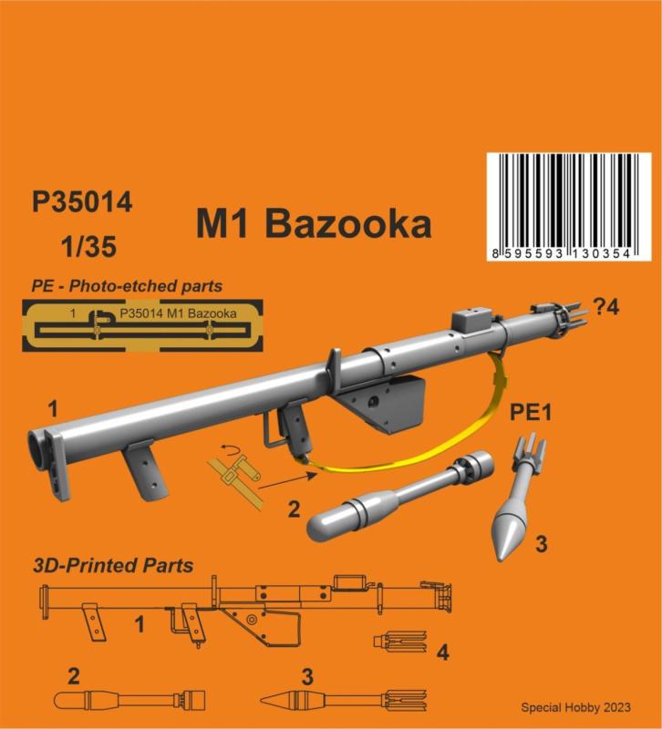 14 cm günstig Kaufen-M1 Bazooka. M1 Bazooka <![CDATA[CMK / P35014 / 1:35]]>. 