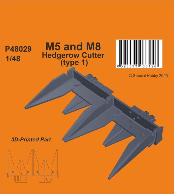 8595593133126 - M5 and M8 Hedgerow Cutter (type 1) for Tamiya