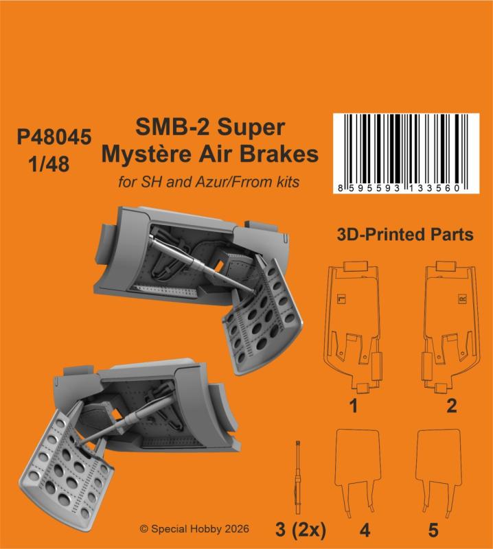 SMB-2 Super Mystere – Air Brakes [Special Hobby]