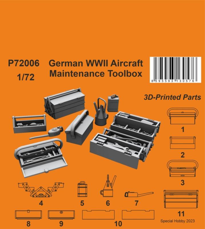 Maintenance 2 günstig Kaufen-German WWII Aircraft Maintenance Toolbox. German WWII Aircraft Maintenance Toolbox <![CDATA[CMK / P72006 / 1:72]]>. 