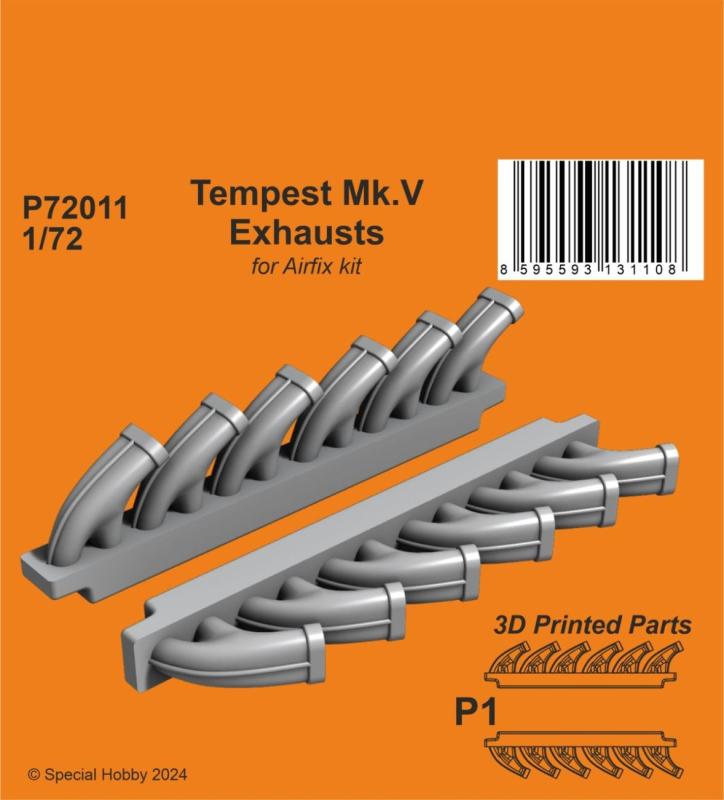 Tempest/Typhoon günstig Kaufen-Tempest Mk.V - Exhausts. Tempest Mk.V - Exhausts <![CDATA[CMK / P72011 / 1:72]]>. 