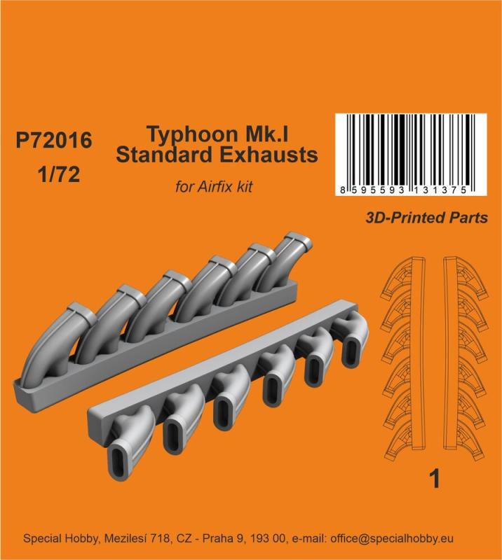 Tempest/Typhoon günstig Kaufen-Typhoon Mk.I - Standard Exhausts [Airfix]. Typhoon Mk.I - Standard Exhausts [Airfix] <![CDATA[CMK / P72016 / 1:72]]>. 