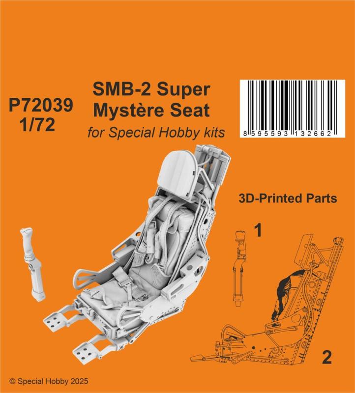8595593132662 - SMB-2 Super Mystere - Seat [Special Hobby]