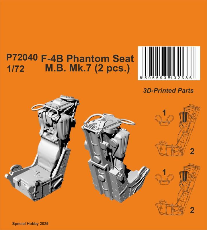 8595593132686 - F-4B C Phantom Seat (2 pcs)