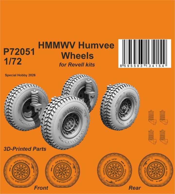 HMMWV Humvee - Wheels [Revell]