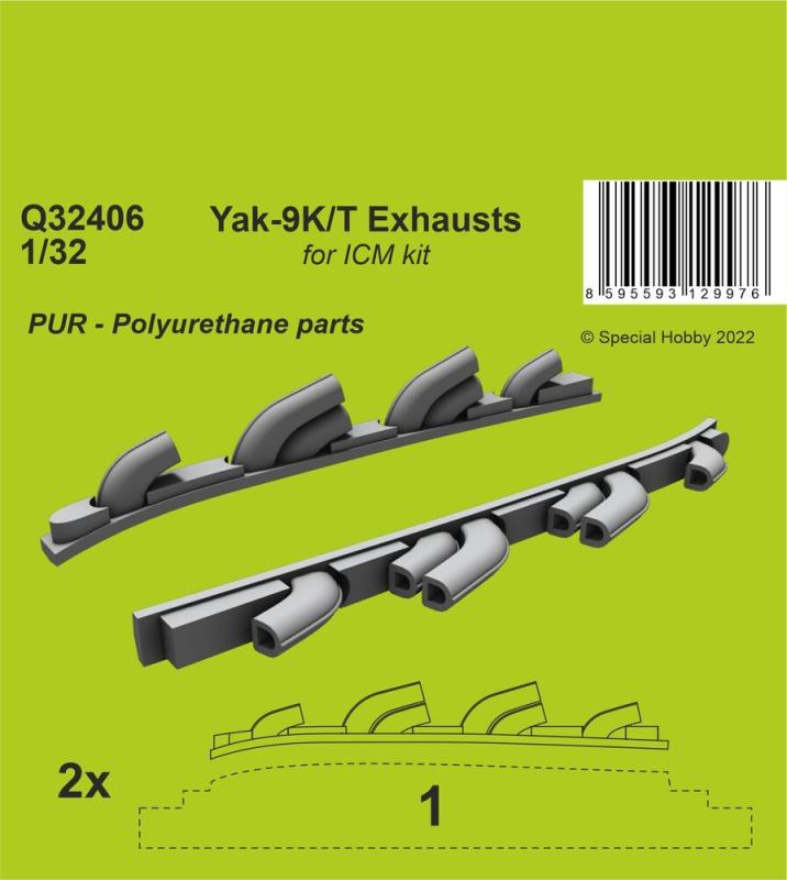 240 cm günstig Kaufen-Yak-9T Exhausts [ICM]. Yak-9T Exhausts [ICM] <![CDATA[CMK / Q32406 / 1:32]]>. 