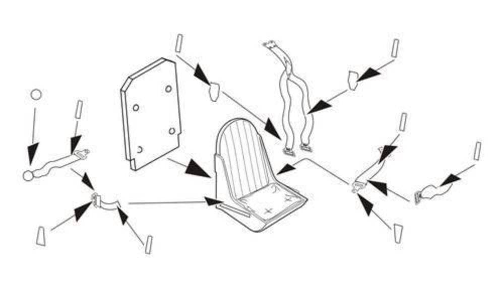 8595593120676 - Seafire FR47 - Seat with harness