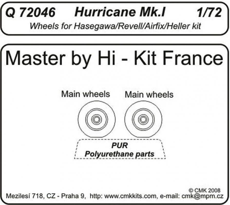 AIRFIX günstig Kaufen-Hurrican Mk. I - Wheels [Revell/Hasegawa/Airfix/Heller]. Hurrican Mk. I - Wheels [Revell/Hasegawa/Airfix/Heller] <![CDATA[CMK / Q72046 / 1:72]]>. 