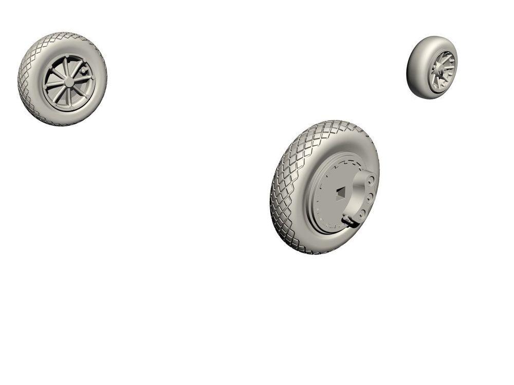8595593126104 - FH-1 Phantom - Main wheels and nose wheel [Special Hobby]