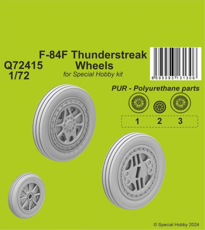 Mr.Hobby günstig Kaufen-F-84F Thunderstreak - Wheels [Special Hobby]. F-84F Thunderstreak - Wheels [Special Hobby] <![CDATA[CMK / Q72415 / 1:72]]>. 