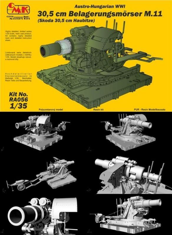 An Aus günstig Kaufen-Austro-Hungarian WWI 30,5cm Belagerungsmörser M.11 (Skoda 30,5cm Haubitze). Austro-Hungarian WWI 30,5cm Belagerungsmörser M.11 (Skoda 30,5cm Haubitze) <![CDATA[CMK / RA056 / 1:35]]>. 