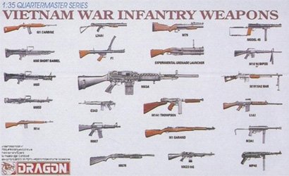 0089195838186 - Vietnam war infantry weapons 0089195838186 - Vietnam war infantry weapons