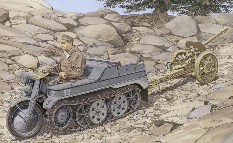 0089195861146 - SdKfz2 kl Kettenkrad m Püppchen 0089195861146 - SdKfz2 kl Kettenkrad m Püppchen