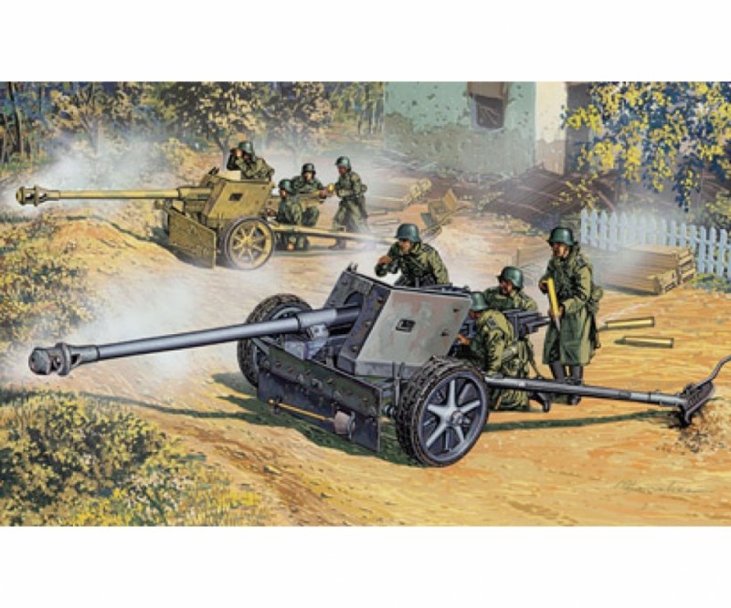 0089195862495 - 75cm PAK 40 w Heer Gun Crew (WA) 0089195862495 - 75cm PAK 40 w Heer Gun Crew (WA)