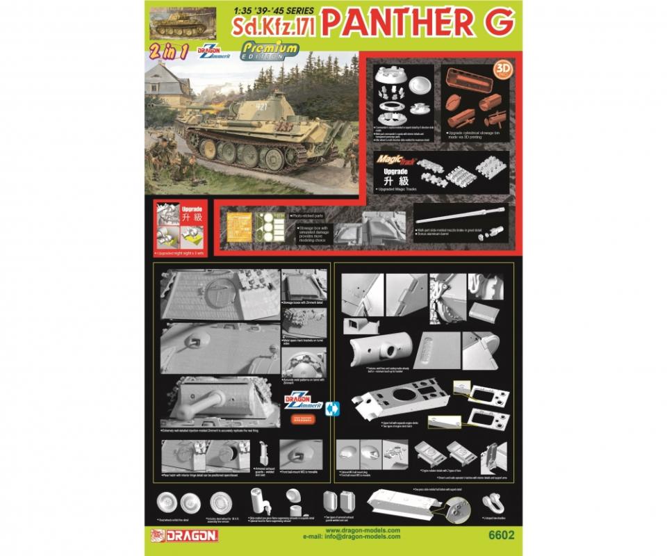 Edition Kfz günstig Kaufen-Sd.Kfz.171 Panther G (2in1 Premium Edition). Sd.Kfz.171 Panther G (2in1 Premium Edition) <![CDATA[Dragon / 6602 / 1:35]]>. 