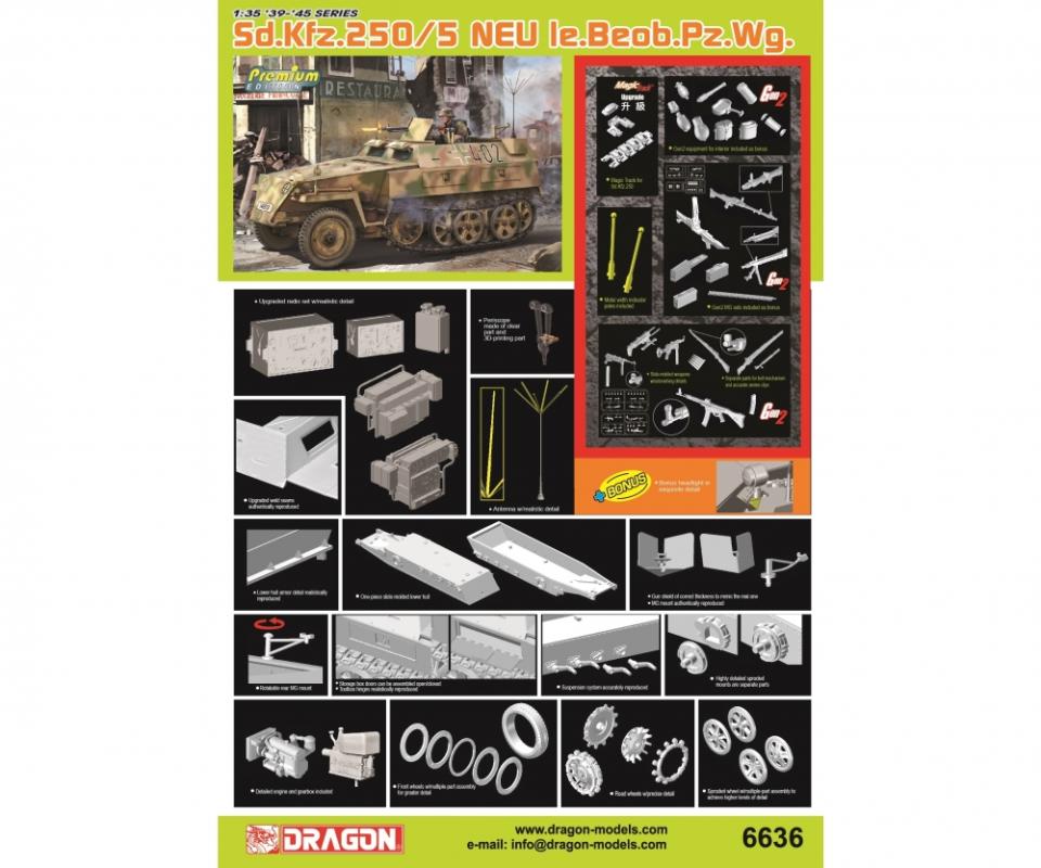 Dragon günstig Kaufen-Sd.Kfz.250/5 NEU le.Beob.Wg.. Sd.Kfz.250/5 NEU le.Beob.Wg. <![CDATA[Dragon / 6636 / 1:35]]>. 