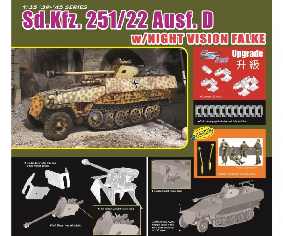 Nigh 3 günstig Kaufen-Sd.Kfz.251/22Ausf.Dw/NightVis.Falke. Sd.Kfz.251/22Ausf.Dw/NightVis.Falke <![CDATA[Dragon / 6994 / 1:35]]>. 