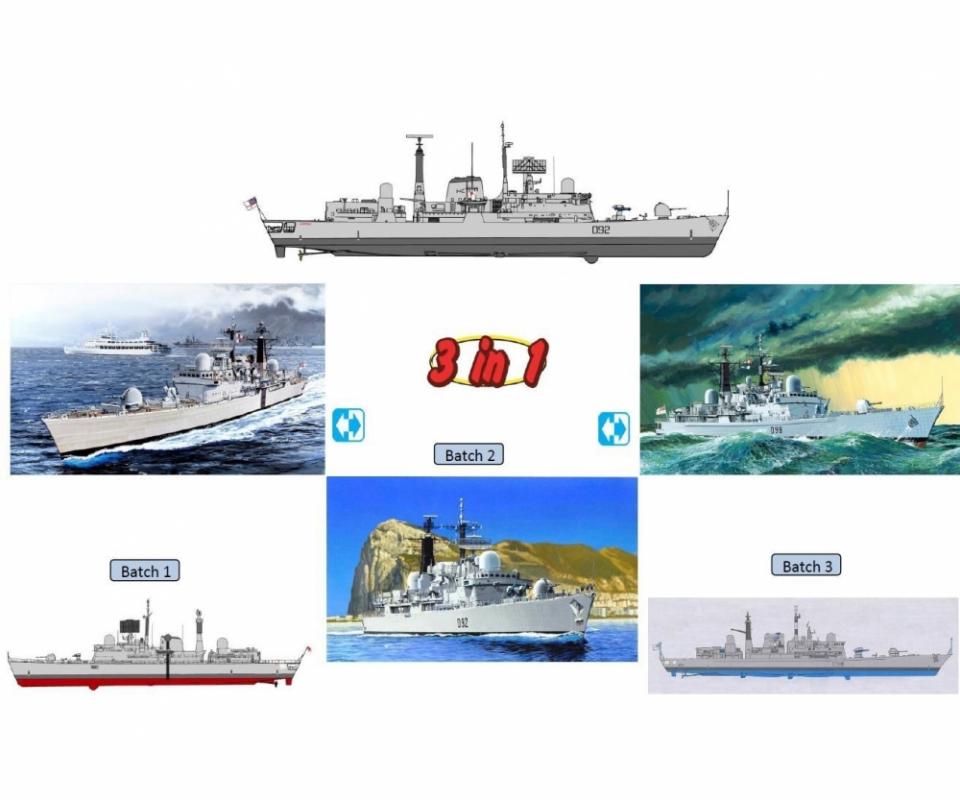 H.M.S. Type 42 Destroyer Batch 1-3