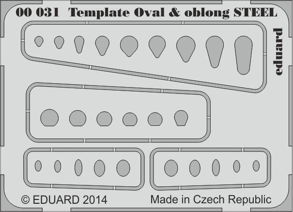 oval 3 günstig Kaufen-Template ovals & oblong STEEL. Template ovals & oblong STEEL <![CDATA[Eduard / 00031]]>. 