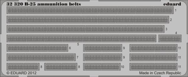 B-25 ammunition belts [HKM]