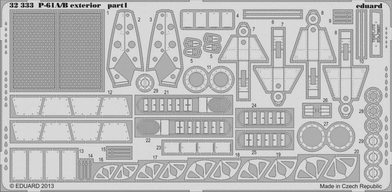 P-61 A/B - Exterior  [HobbyBoss]