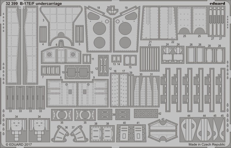 8591437517985 - Boeing B-17E Flying Fortress  - Undercarriage [HKM]