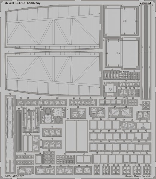 8591437517992 - Boeing B-17E Flying Fortress - Bomb bay [HKM]