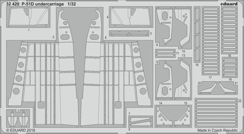 P-51D Mustang - Undercarriage [Revell]