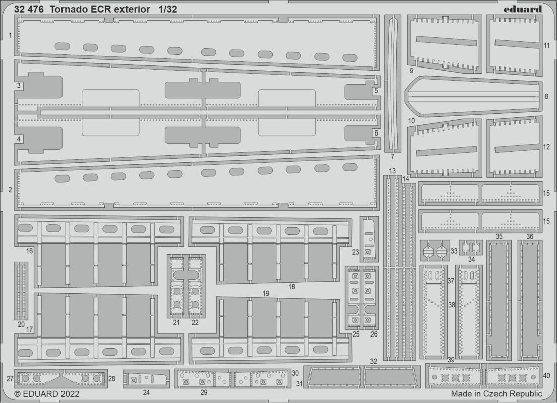 TORNADO günstig Kaufen-Tornado ECR - Exterior [Italeri]. Tornado ECR - Exterior [Italeri] <![CDATA[Eduard / 32476 / 1:32]]>. 