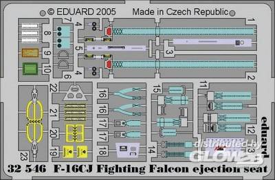 Tamiya  günstig Kaufen-F-16CJ Fighting Falcon - Ejection seat [Tamiya]. F-16CJ Fighting Falcon - Ejection seat [Tamiya] <![CDATA[Eduard / 32546 / 1:32]]>. 