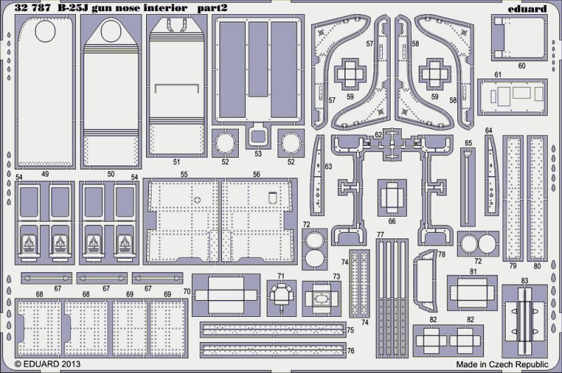 B-25J gun nose - Interior S.A. [HKM]