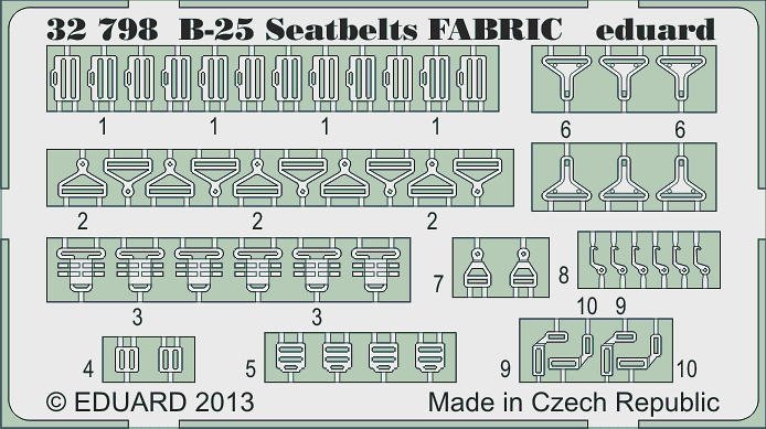 B-25 searbelts FABRIC [HKM]
