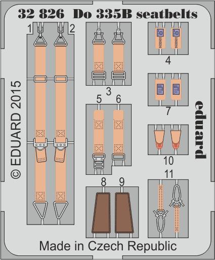 8591437483587 - Dornier Do-335 B-2 Zerstörer - Seatbelts [HKM]