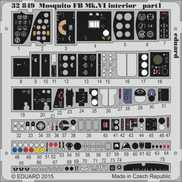 8591437499724 - Mosquito MkVI - Interior [Tamiya]