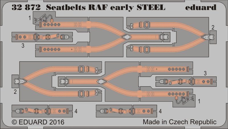 Sea 3 günstig Kaufen-Seatbelts RAF early STEEL. Seatbelts RAF early STEEL <![CDATA[Eduard / 32872 / 1:32]]>. 