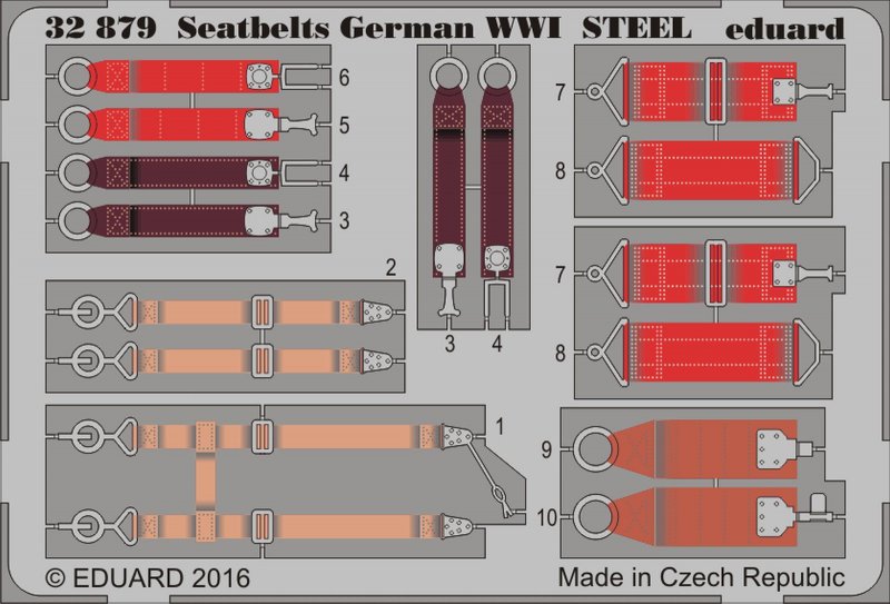 Seatbelts German WWI STEEL