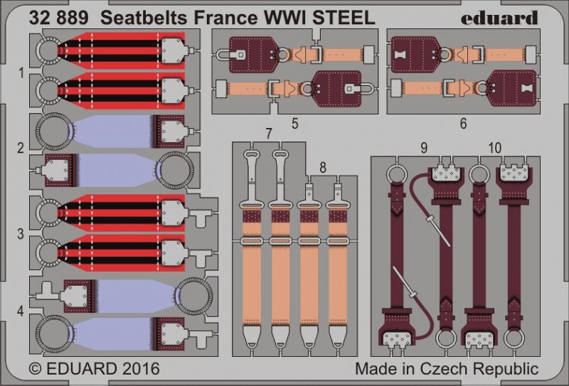 Seatbelts France WWI STEEL