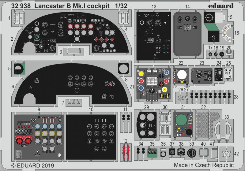 ASTER 2 günstig Kaufen-Lancaster B Mk.I - Cockpit [HKM]. Lancaster B Mk.I - Cockpit [HKM] <![CDATA[Eduard / 32938 / 1:32]]>. 