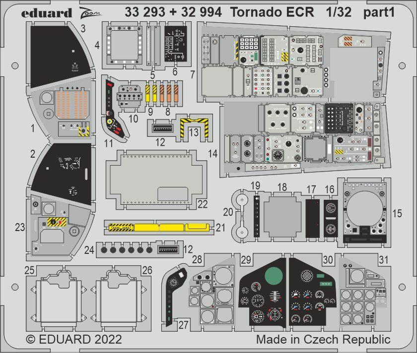 TORNADO günstig Kaufen-Tornado ECR - Interior [Italeri]. Tornado ECR - Interior [Italeri] <![CDATA[Eduard / 32994 / 1:32]]>. 