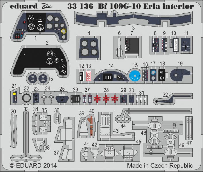 Messerschmitt Bf 109 G-10 Erla – Interior S.A. [Revell]