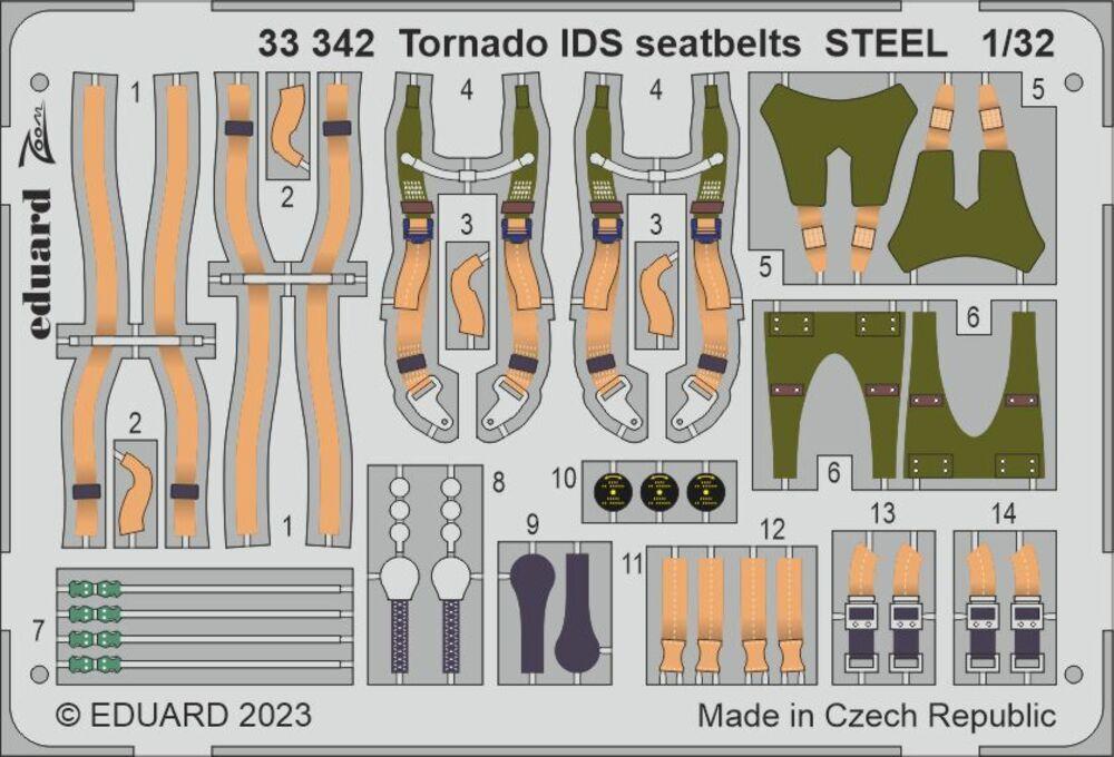 TS 34  günstig Kaufen-Tornado IDS - Seatbelts STEEL [Italeri]. Tornado IDS - Seatbelts STEEL [Italeri] <![CDATA[Eduard / 33342 / 1:32]]>. 