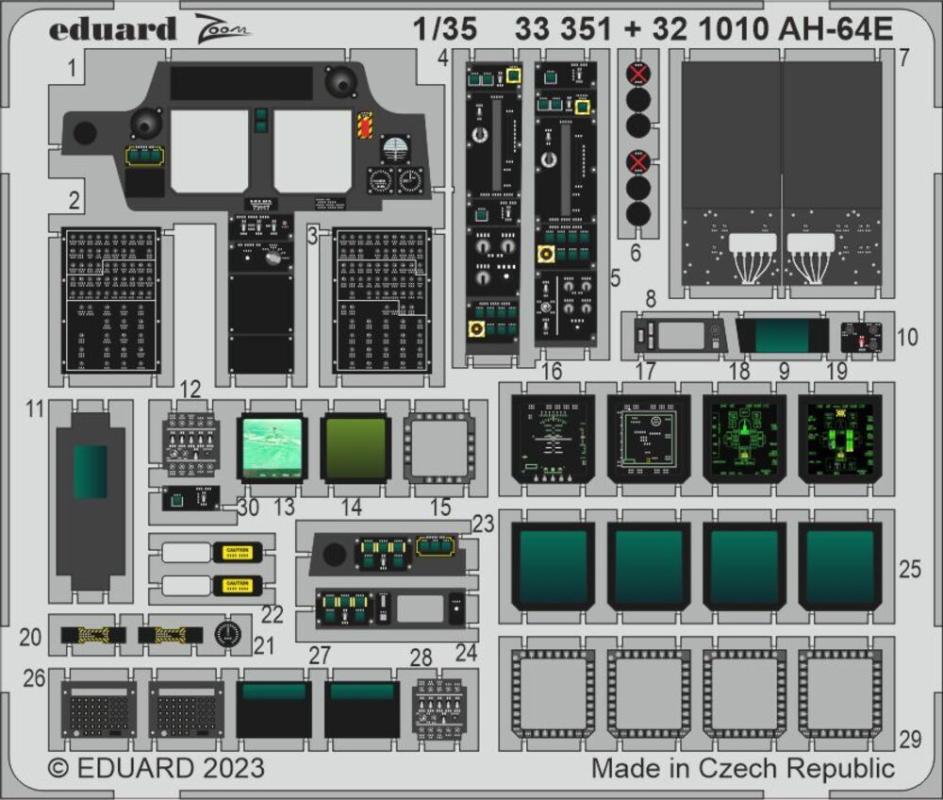 33351 günstig Kaufen-AH-64E  [Takom]. AH-64E  [Takom] <![CDATA[Eduard / 33351 / 1:35]]>. 