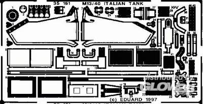 EDU 1 günstig Kaufen-M13/40 Panzer. M13/40 Panzer <![CDATA[Eduard / 35161 / 1:35]]>. 