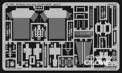155 C günstig Kaufen-Britische 155 mm AS-90 Selbstfahrlafette. Britische 155 mm AS-90 Selbstfahrlafette <![CDATA[Eduard / 35566 / 1:35]]>. 