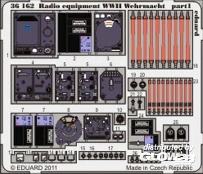 Radio günstig Kaufen-Radio equipment WWII Wehrmacht - colour. Radio equipment WWII Wehrmacht - colour <![CDATA[Eduard / 36162 / 1:35]]>. 