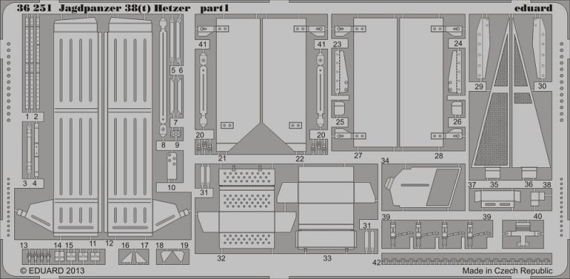 TZe 251 günstig Kaufen-Jagdpanzer 38(t) Hetzer [Academy]. Jagdpanzer 38(t) Hetzer [Academy] <![CDATA[Eduard / 36251 / 1:35]]>. 